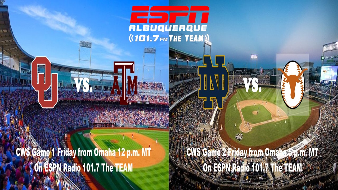 College World Series to be heard on 101.7 The TEAM