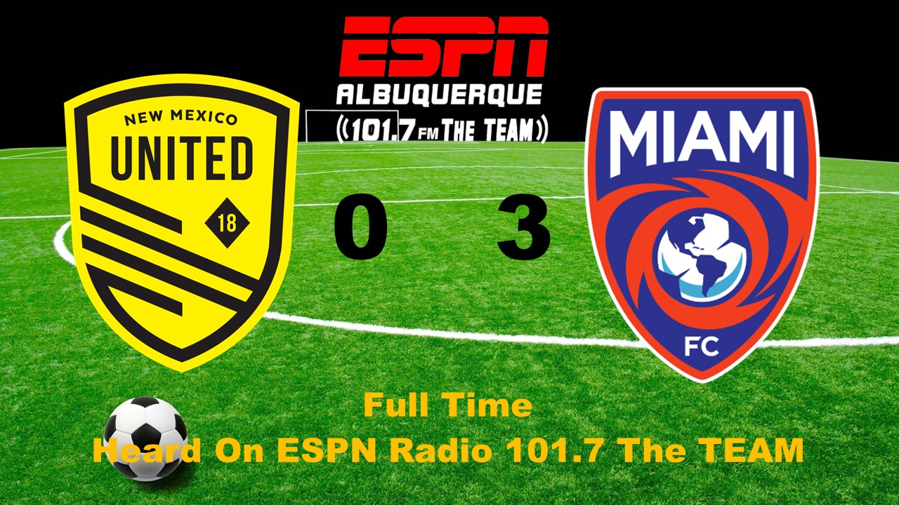 United unable to salvage any points during homestand, fall to The Miami FC 3-0