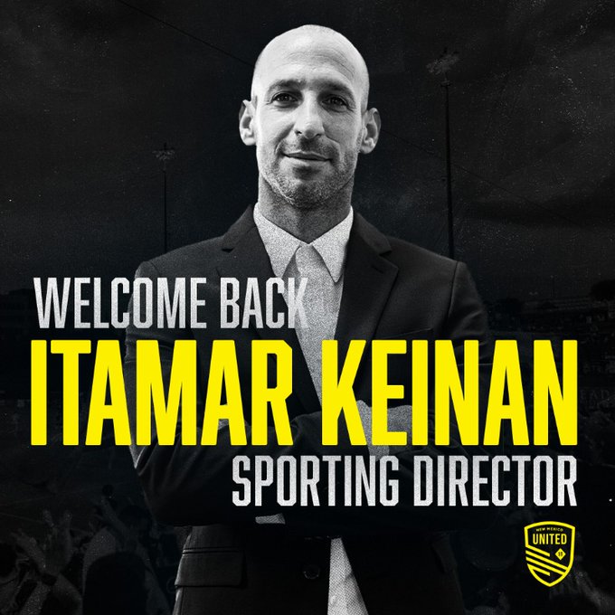 New Mexico United announces the addition of Itamar Keinan as the club’s first Sporting Director