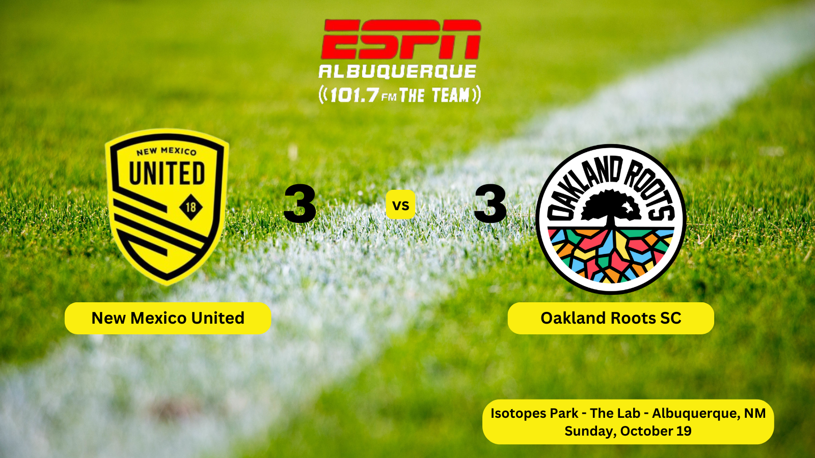 United Drops Points in 3-3 Shootout with Oakland