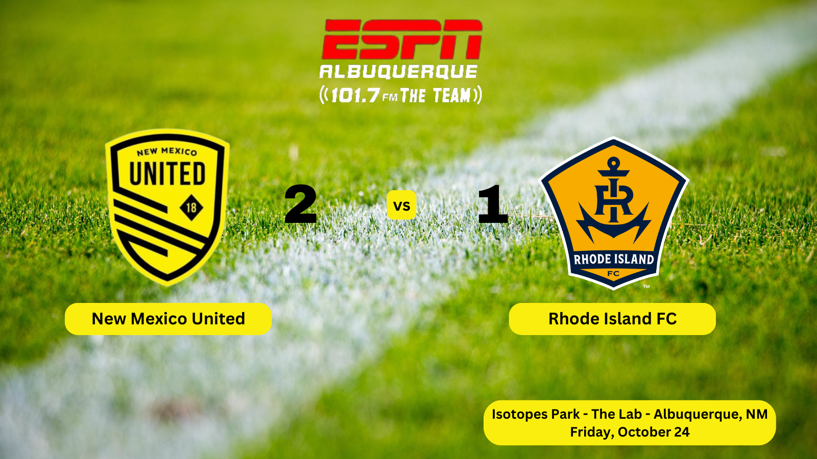 United Earns 2-1 Win on Blackout Night; Bruce Honored