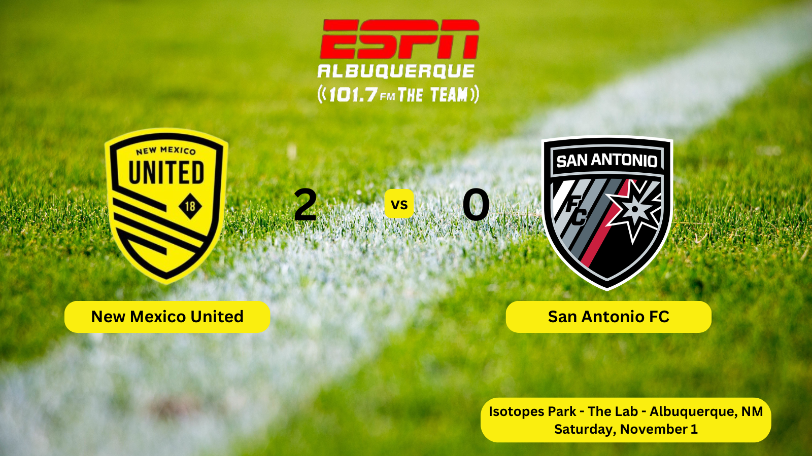United Blank San Antonio, 2-0, Advance to Semifinals