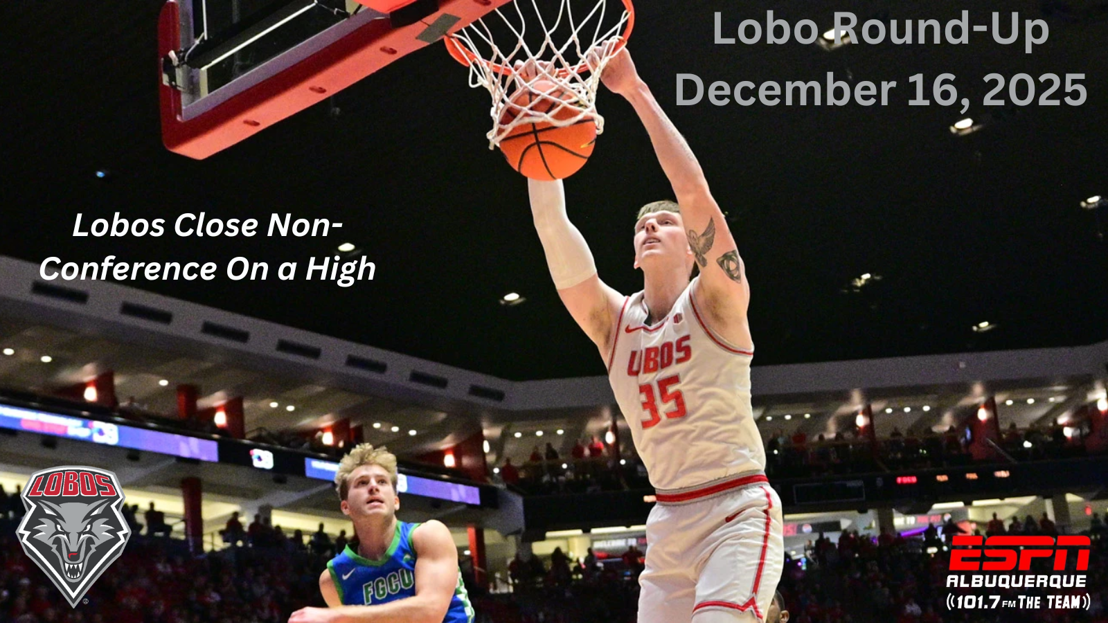 Lobo Round-Up: Men’s Hoops Stays Hot, Women Dominate Houston, and James-Newby Earns All-America Honors