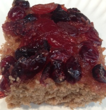 Cherry/Cranberry Upside Down Spice Cake