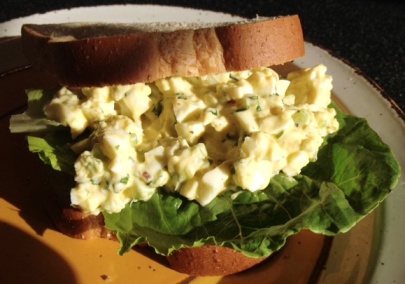 Smokin’ Egg Salad Sandwiches