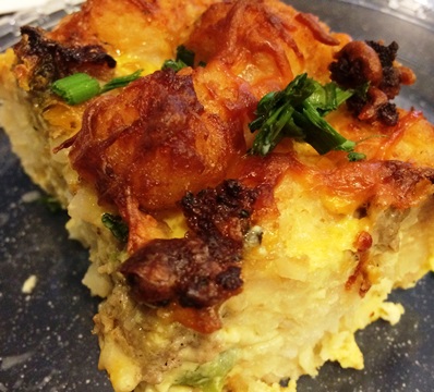 Tater Tot Sausage Breakfast Casserole