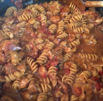 BBQ Chicken & Cheese Pasta