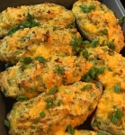 Broccoli Cheddar Twice Baked Potatoes