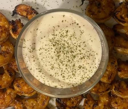 Spicy Grilled Shrimp with Pina Colada Dipping Sauce