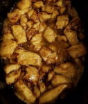 Slow cooker Cinnamon Roll Monkey Bread