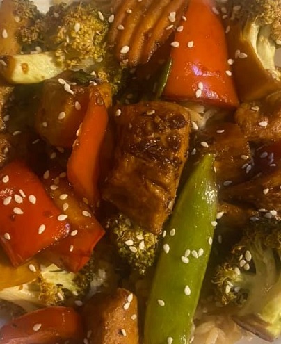 Sheet Pan Sesame Chicken & Veggies