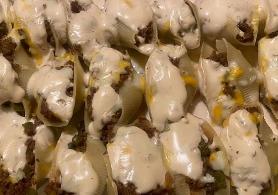 Philly Cheesesteak Stuffed Shells