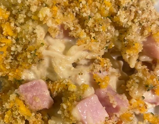 Ham & Spaghetti Casserole