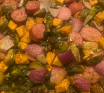 Honey-Dijon Smoked Sausage & Fall Veggies