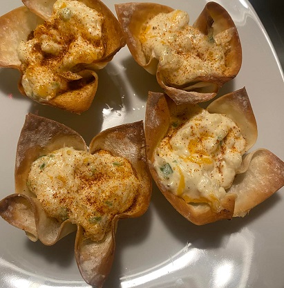 Phyllo Cup Crab Appetizers