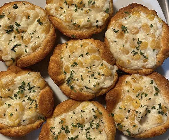 Creamed Corn Biscuit Cups