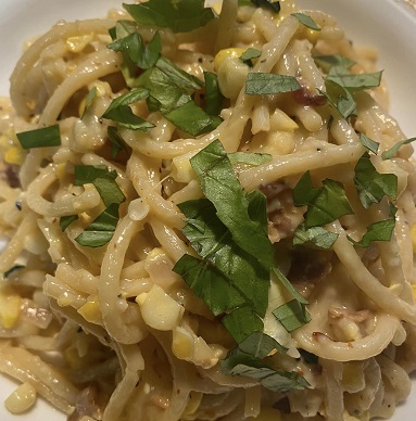 Fresh Corn Carbonara