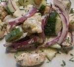 Creamy Cucumber and Shrimp Salad