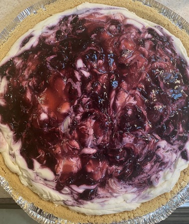 4th of July Cheesecake Swirl