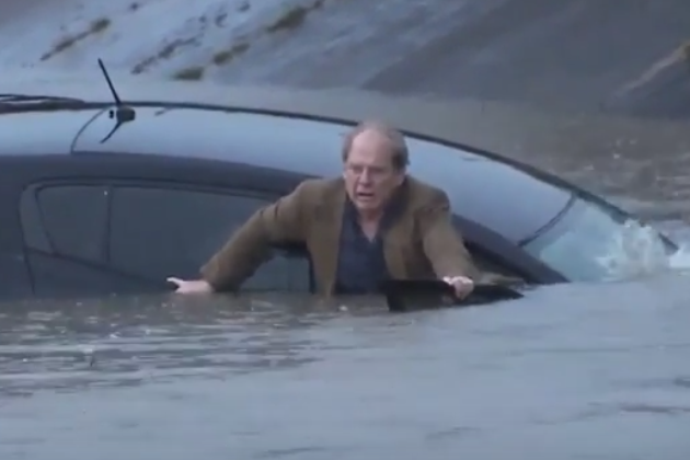 Flood Swallows Prius in Houston [VIDEO]