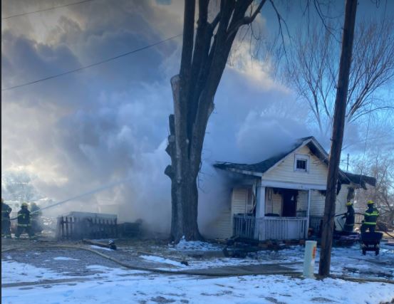 Mexico Public Safety Responds to House Fire On West Maple