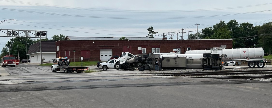 Tanker Hit by Train in Mexico