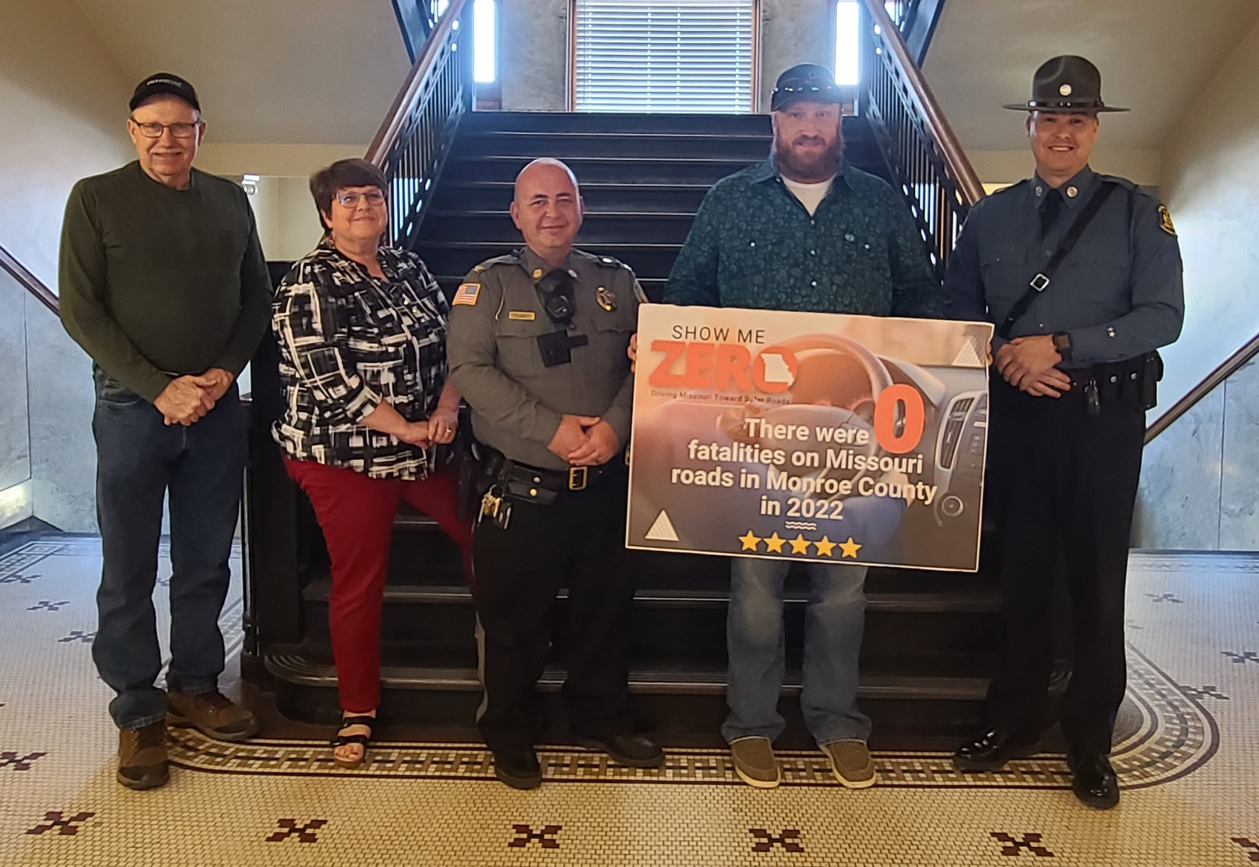 Monroe County Recognized For Zero Fatal Traffic Crashes In 2022