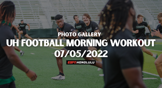 UH Football Morning Workout 07/05/2022