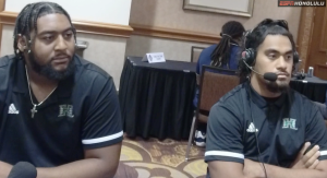 Micah Vanterpool & Penei Pavihi Interview at MWC Media Day