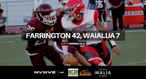 Farrington & Waialua Kick Off the 2022 High School Football Season | Farrington 42, Waialua 7