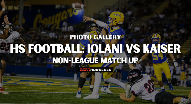 hs football: Iolani vs Kaiser