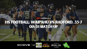 Waipahu Beats Radford In Home Opener, 35-7