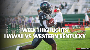 Week 1 Highlights: Hawaii vs Western Kentucky