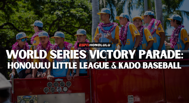 World Series Victory Parade: Honolulu Little League and Kado Baseball