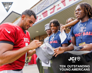NFL Quarterback and Honolulu Native Presented to 2022 Ten Outstanding Young Americans Honor by JCI USA 