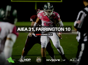 ‘Aiea speeds past Farrington, 31-10 | PHOTO GALLERY