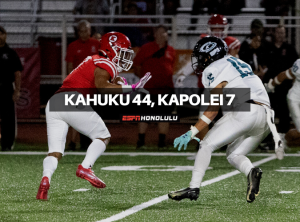 PHOTO GALLERY: OIA DI Open Semi-Final | Kahuku 44, Kapolei 7