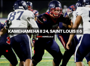 PHOTO GALLERY: HS Football | Kamehameha II 24, Saint Louis II 6