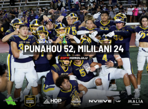 Punahou Firing on All Cylinders to Take Down Mililani, 52-24￼