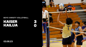 Boys Varsity Volleyball: Kaiser 3, Kailua 0 | Photo Gallery