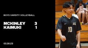 Boys Varsity Volleyball: McKinley 3, Kaimuki 1 | Photo Gallery