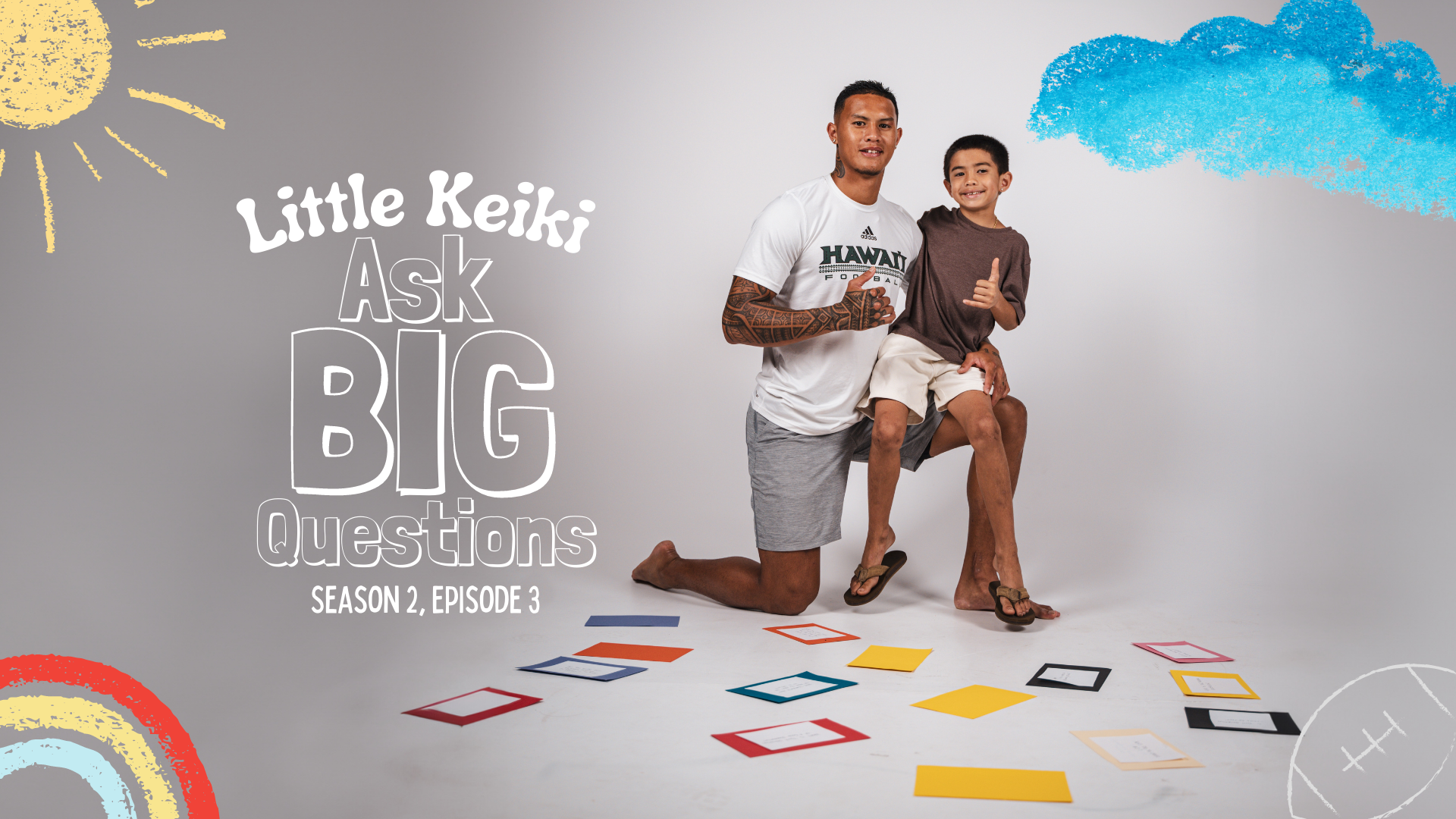 S2: E3 Little Keiki Ask Big Questions Ft. Jonah Panoke (UH Football)