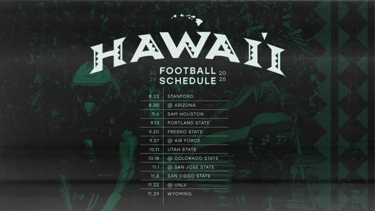 2025 Hawai’i Football Schedule Released