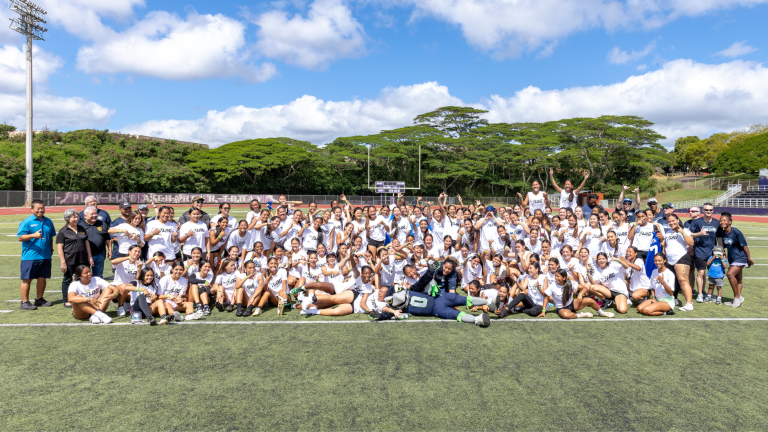 HHSAA and Seattle Seahawks Host Clinics to Kick Off Inaugural Girls Flag Football Season