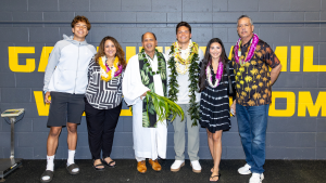 “The Gabriel Family Training Room” Unveiled at Mililani High School