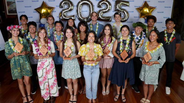 HMSA celebrates 20 years of the Kaimana Awards & Scholarship Program by presenting $100,000 in student scholarships, plus school awards