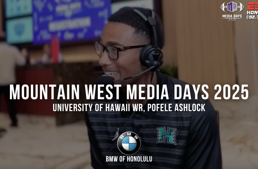 WR Pofele Ashlock | Day 1 | 2025 Mountain West Football Media Days