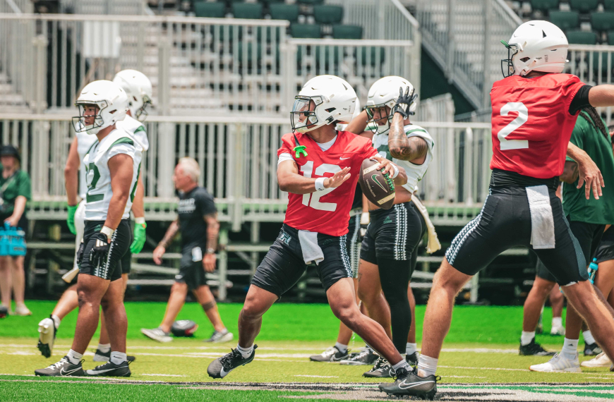 Hawaii Football Post Practice Interviews- Day 1 of the 2025 Fall Camp