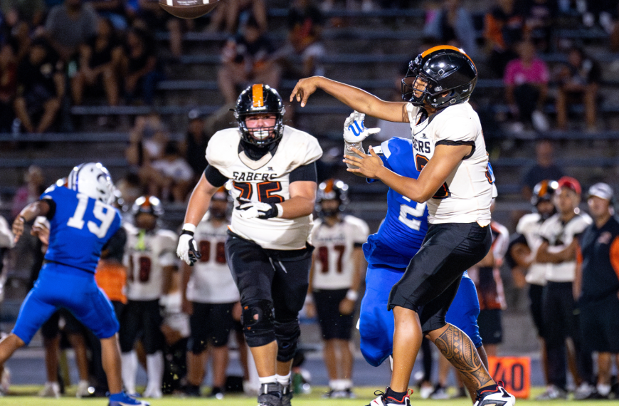 Sabers Power Past Moanalua with 50-Point Season Opener