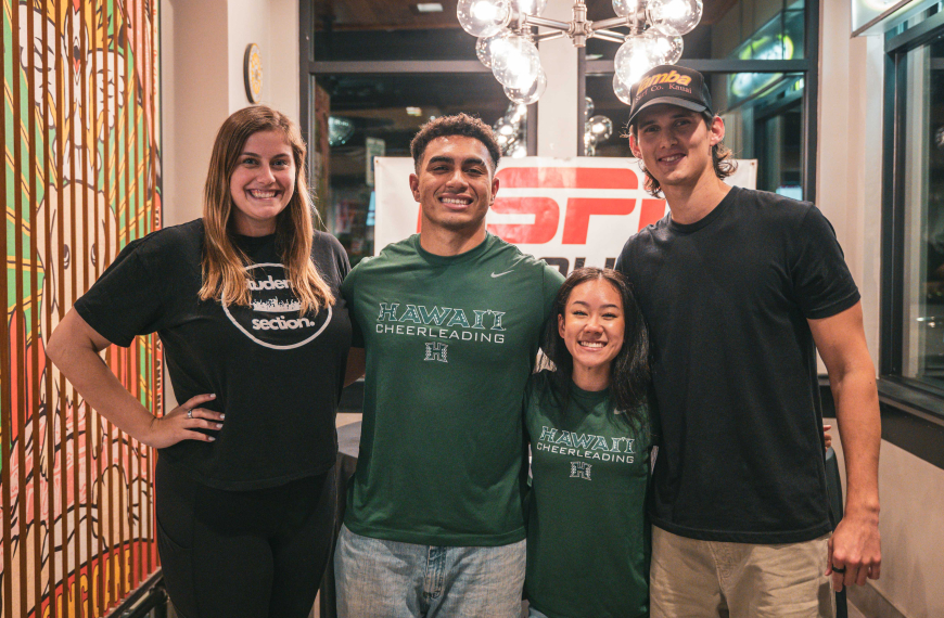 Kapolei Football & UH Cheer | The Student Section at Raising Cane's